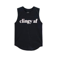 CLINGY AF BOYS MUSCLE TEE